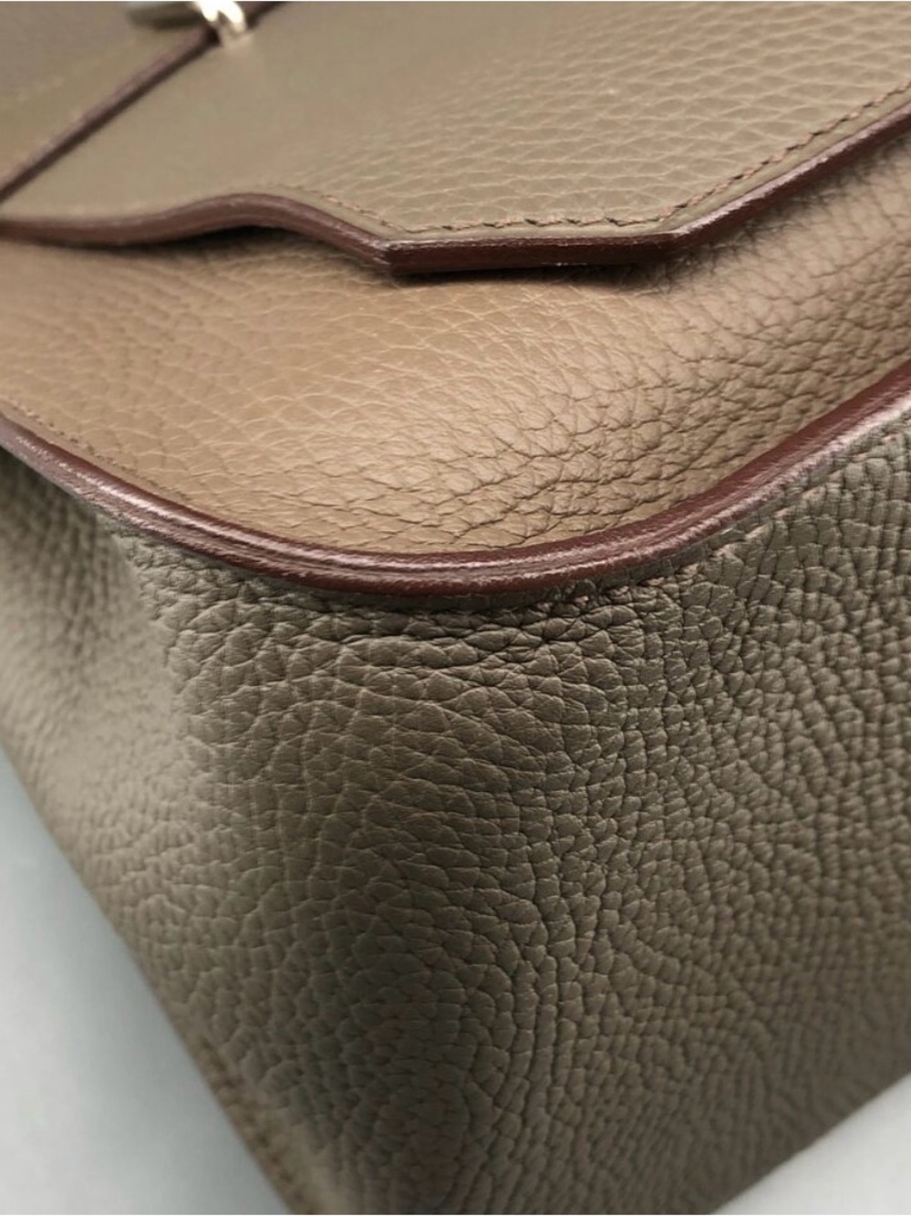 Hermes Jyspiere 34 Taurillon Clemence Graphite & Etoupe Bag - Picture 5 of 9